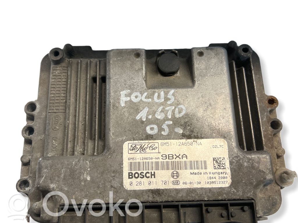 Engine control unit/module   6M5112A650NA,0281011701