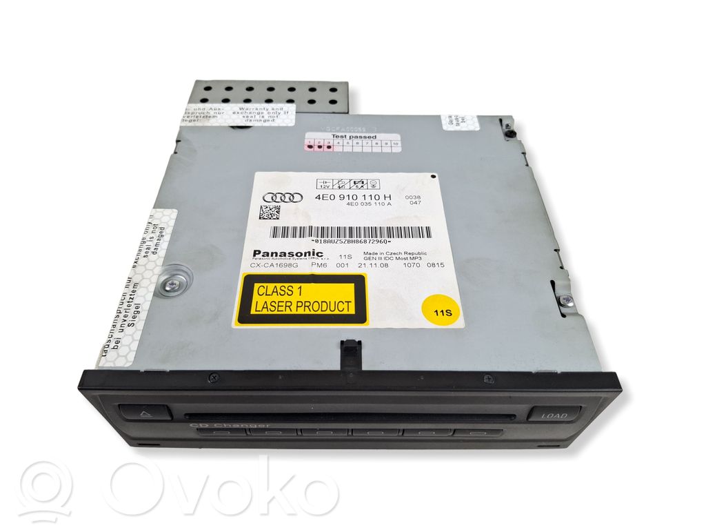 Audi A6 S6 C7 4G CD/DVD changer 