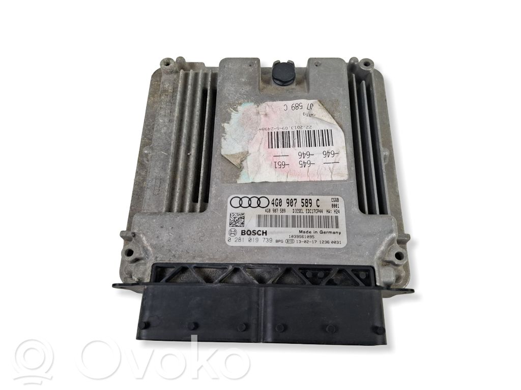 Audi A6 S6 C7 4G Engine control unit/module 