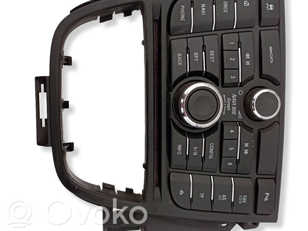 Opel Astra J Unidad delantera de radio/CD/DVD/GPS 