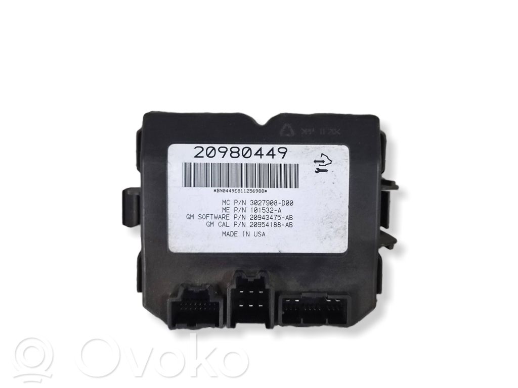 Opel Insignia A Tailgate/trunk control unit/module 