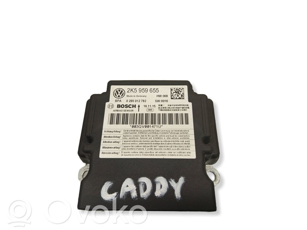 Volkswagen Caddy Airbag control unit/module 