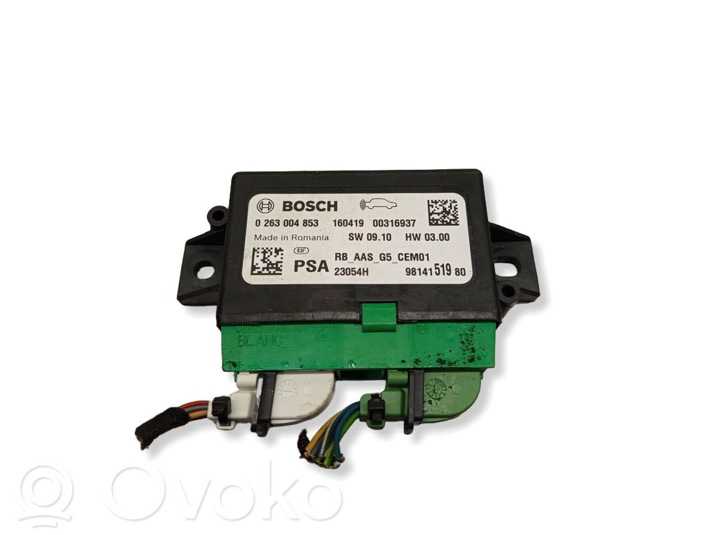 Citroen C4 II Picasso Sterownik / Moduł parkowania PDC 
