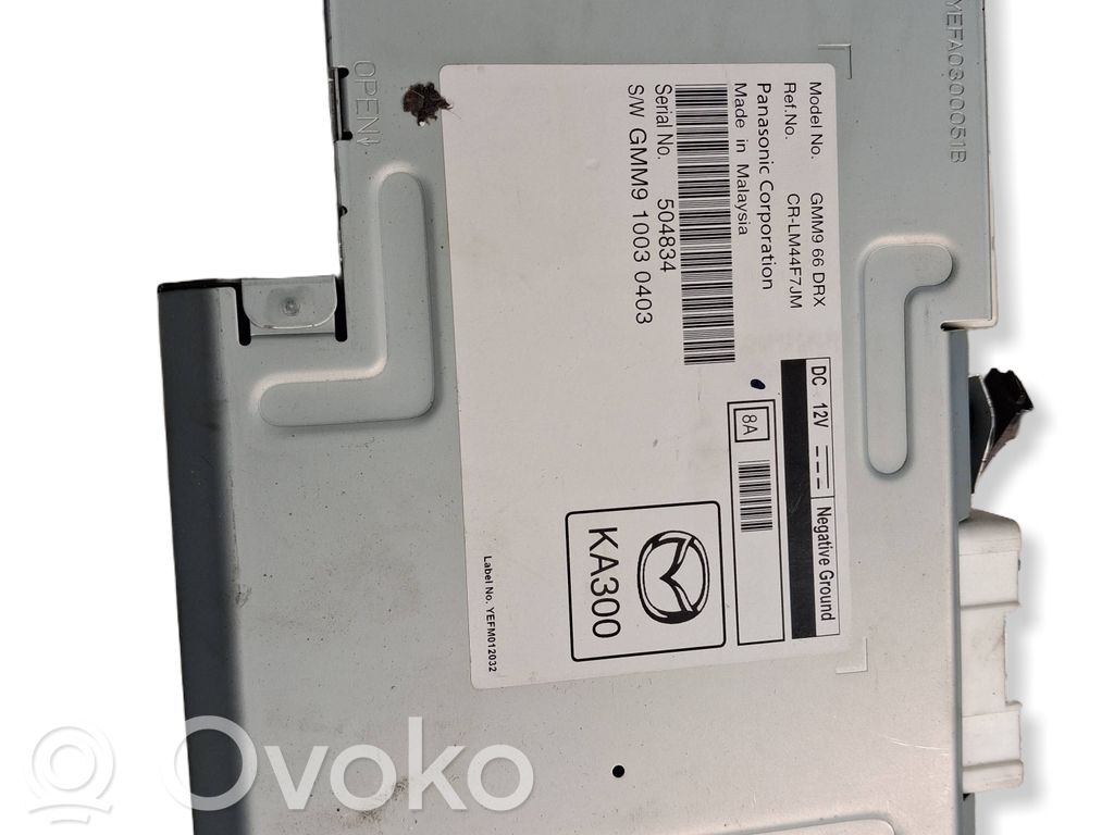 Mazda 6 GPS navigation control unit/module 