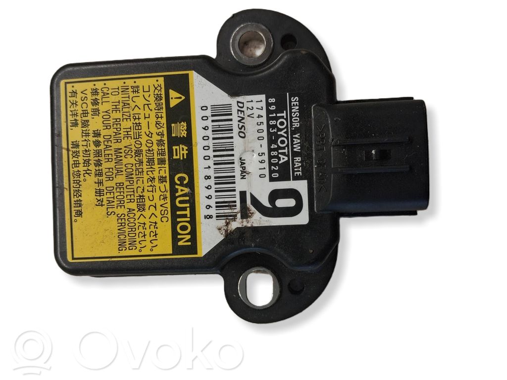 Lexus RX 450H Sensor ESP de aceleración de frecuencia del intermitente 