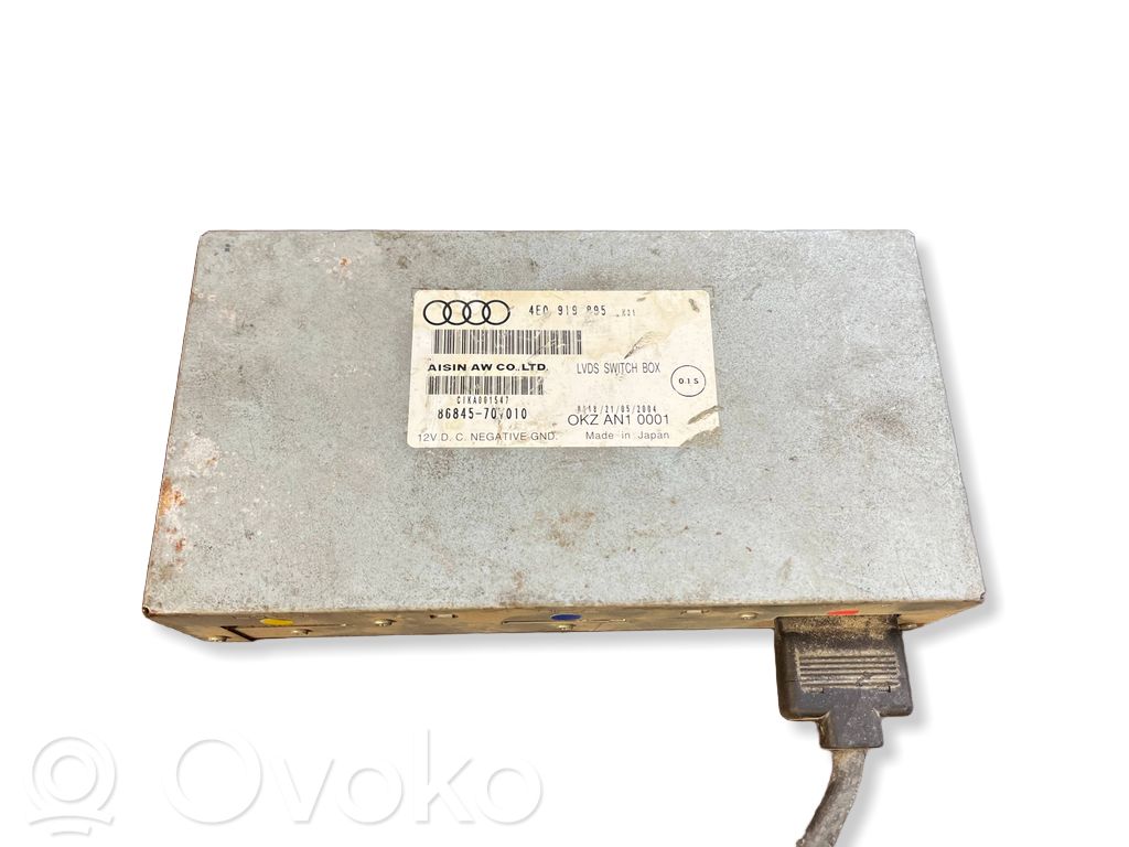 Audi A6 S6 C6 4F GPS navigation control unit/module 