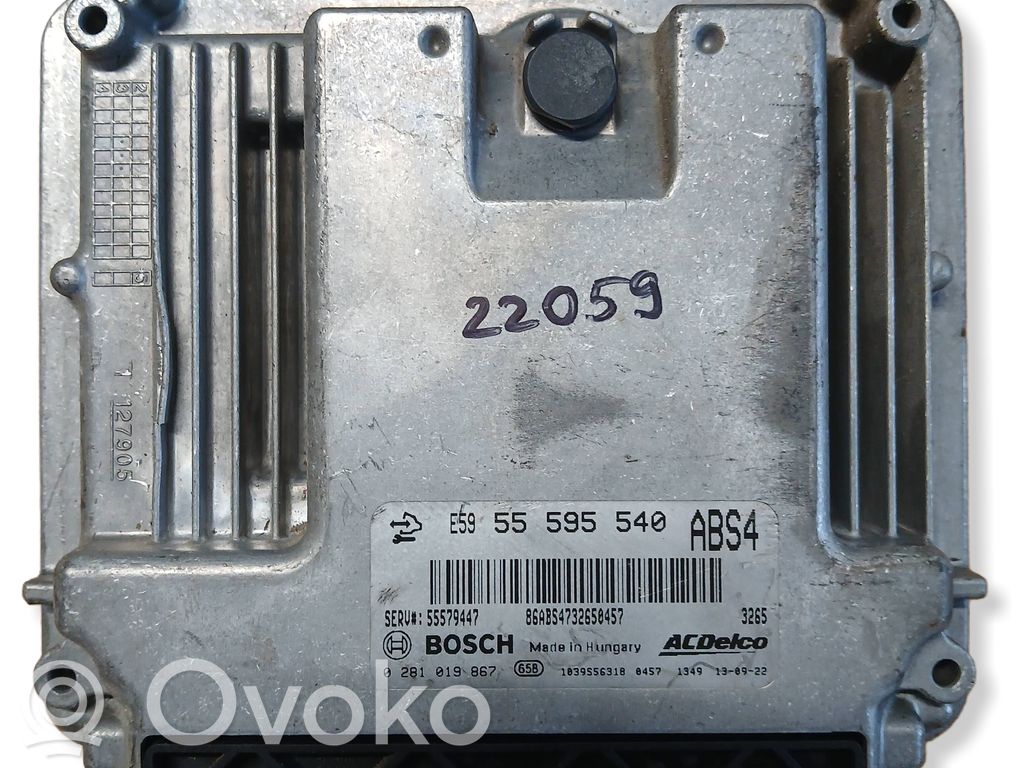 Opel Insignia A Unitate/modul de control motor 