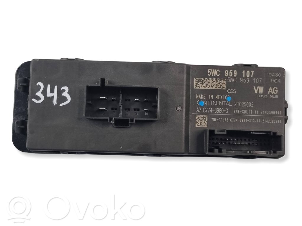 Volkswagen Tiguan Allspace Tailgate/trunk control unit/module 