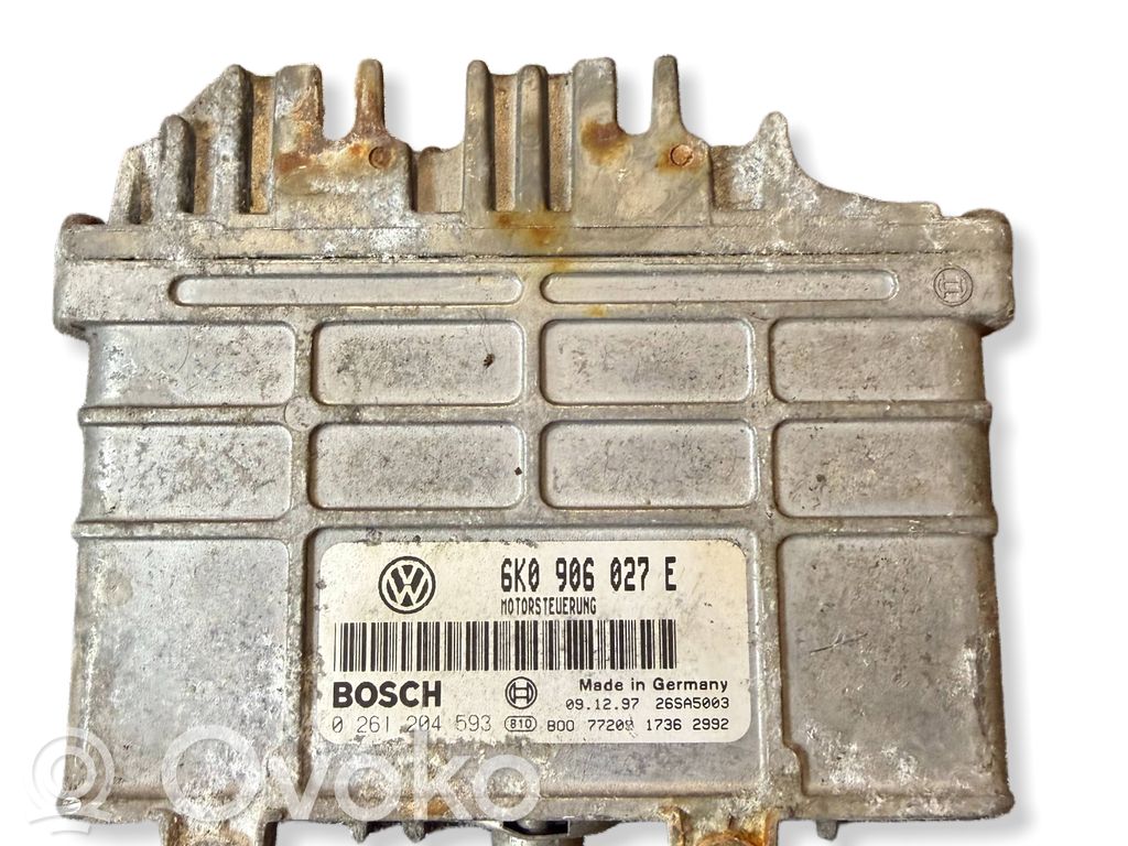 Engine control unit/module   6K0906027E,26SA5003,0261204593