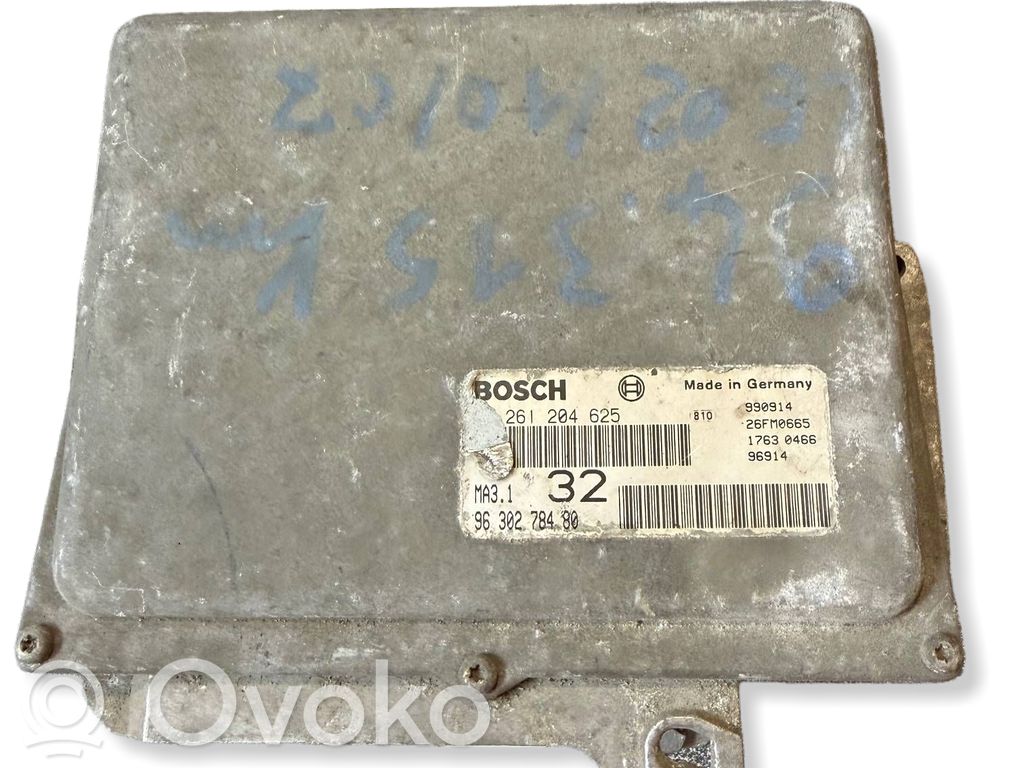 Engine control unit/module   0261204625,9630278480,26FM0665