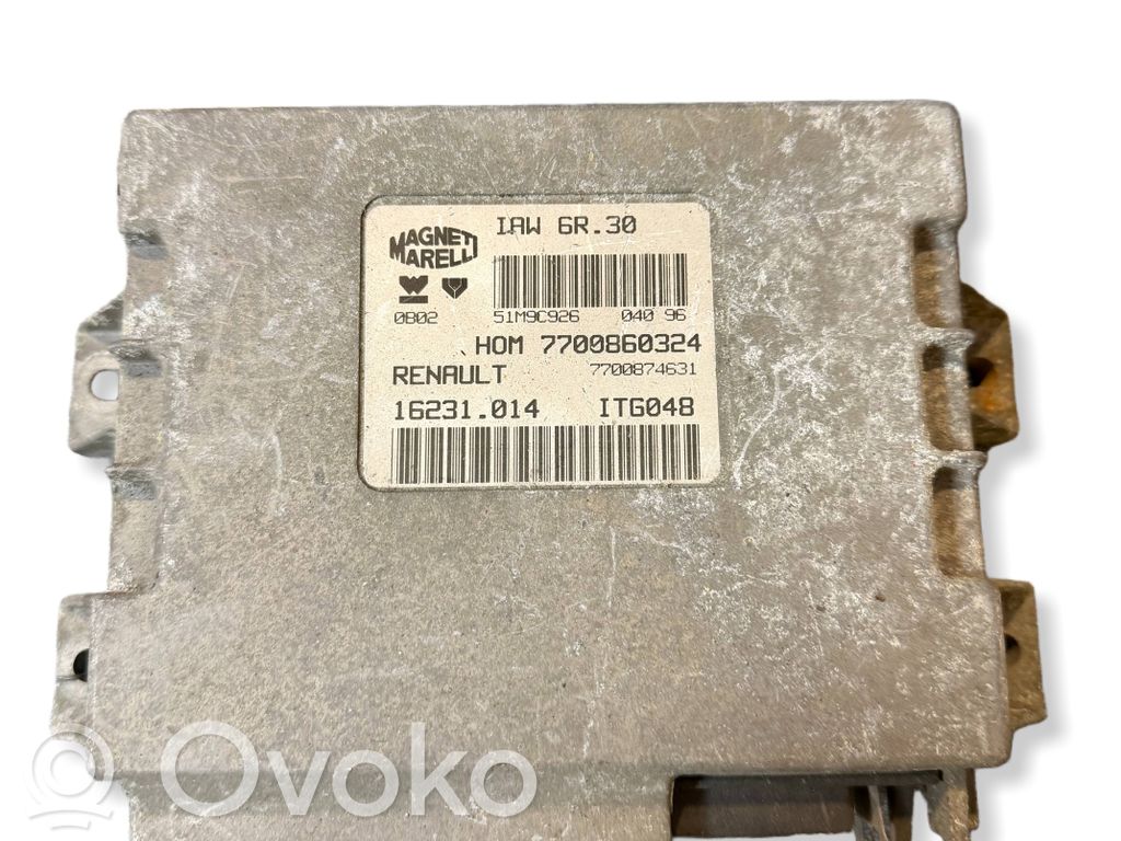 Engine control unit/module   7700860324,16231014,7700874631,IAW6R30