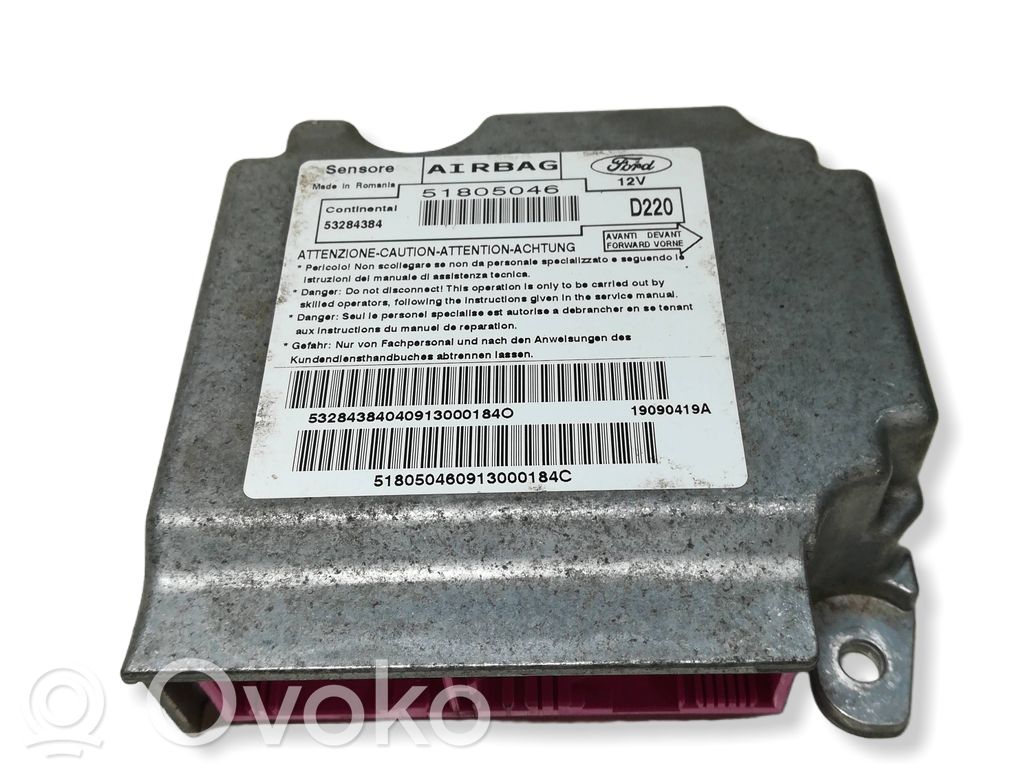 Airbag control unit/module   51805046,19090419A,53284384