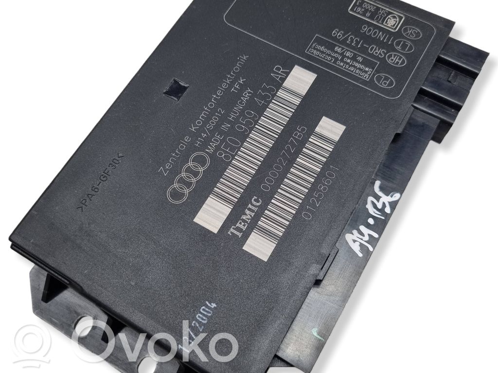 Audi A4 S4 B6 8E 8H Module confort 