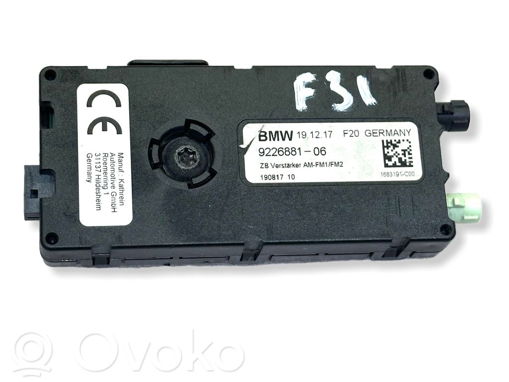 BMW 3 F30 F35 F31 Antenos stiprintuvas 