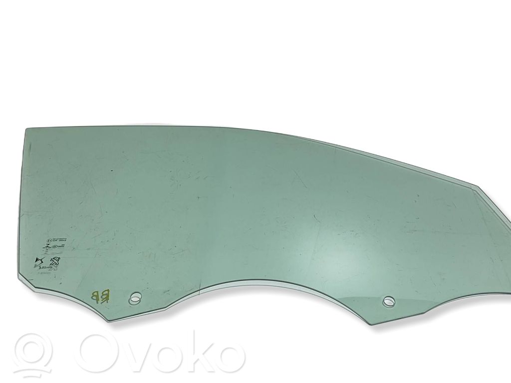 Peugeot 2008 II Front door window glass four-door 
