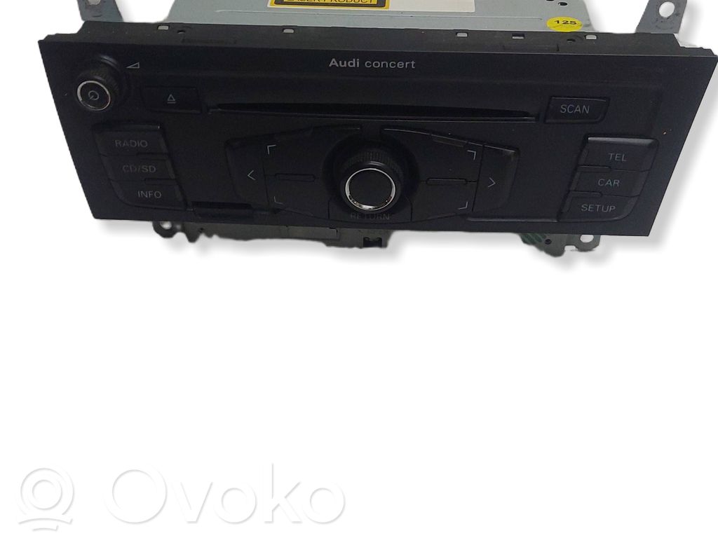 Audi A4 S4 B8 8K Unité principale radio / CD / DVD / GPS 