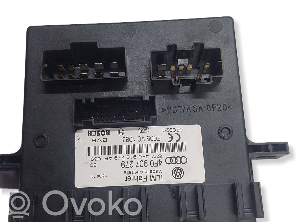 Moduł / Sterownik komfortu   4F0907279,F005V01083,4F0910279AF