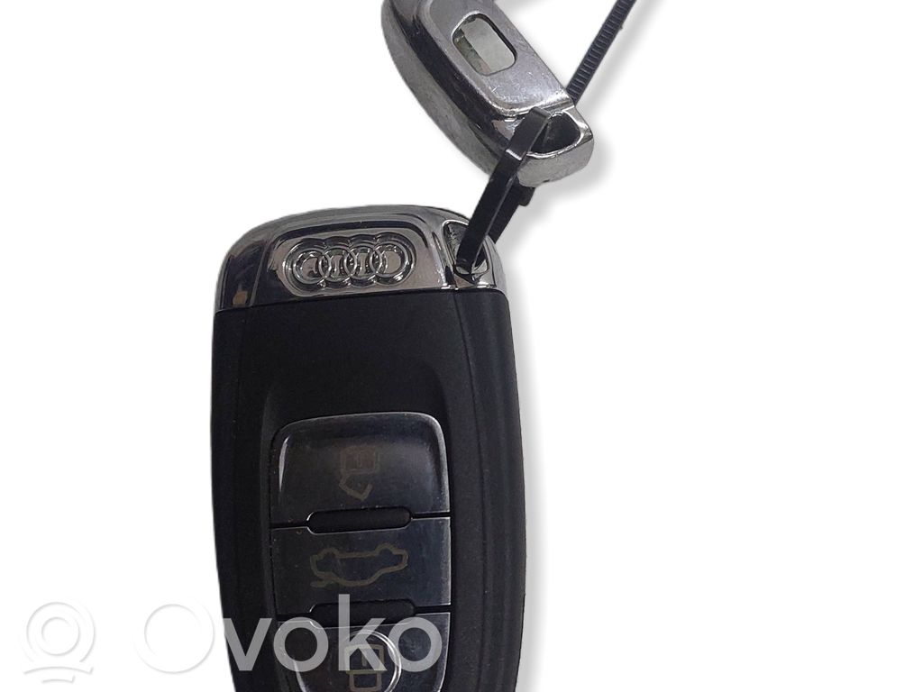 Audi A4 S4 B8 8K Ignition key/card 