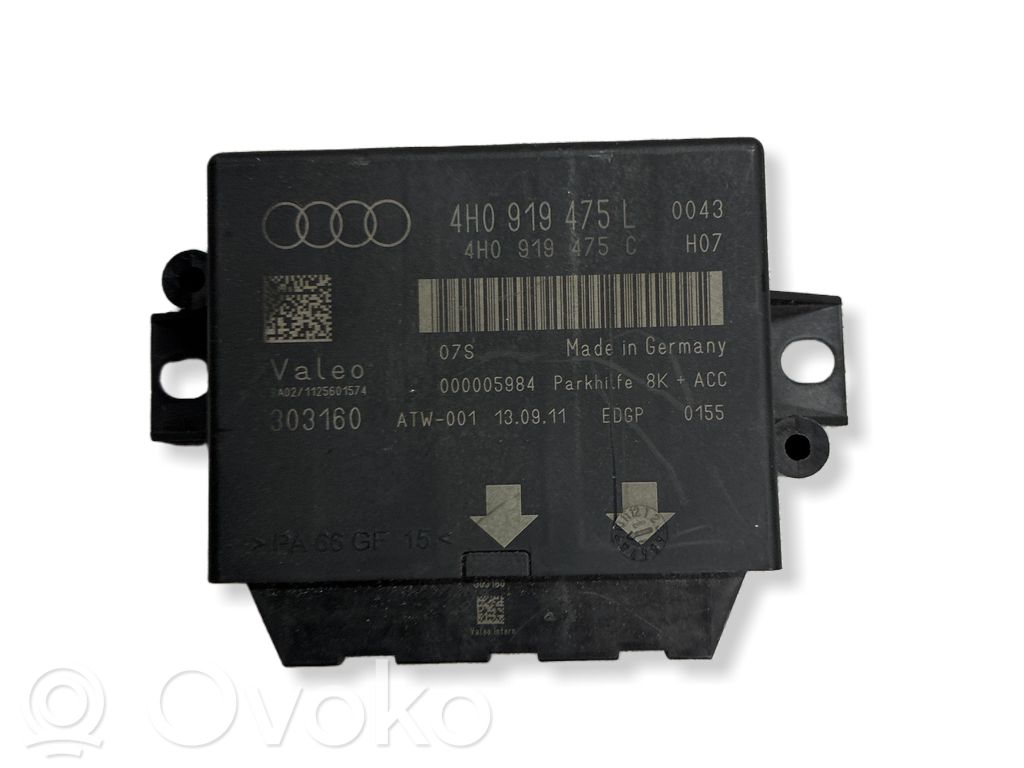 Audi A6 S6 C7 4G Parking PDC control unit/module 