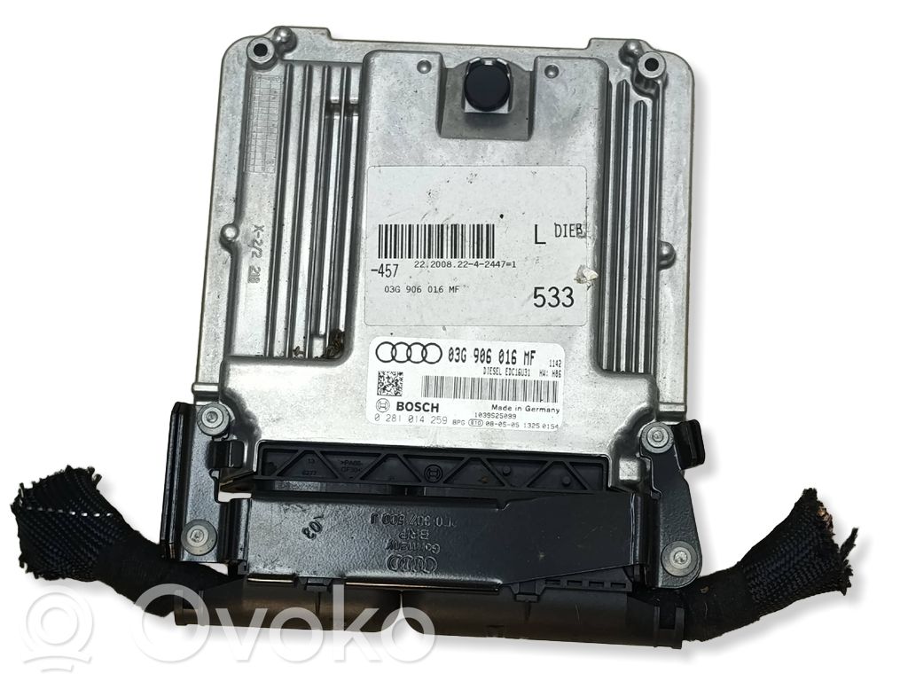 Engine control unit/module   03G906016MF,1039S25099,0281014259