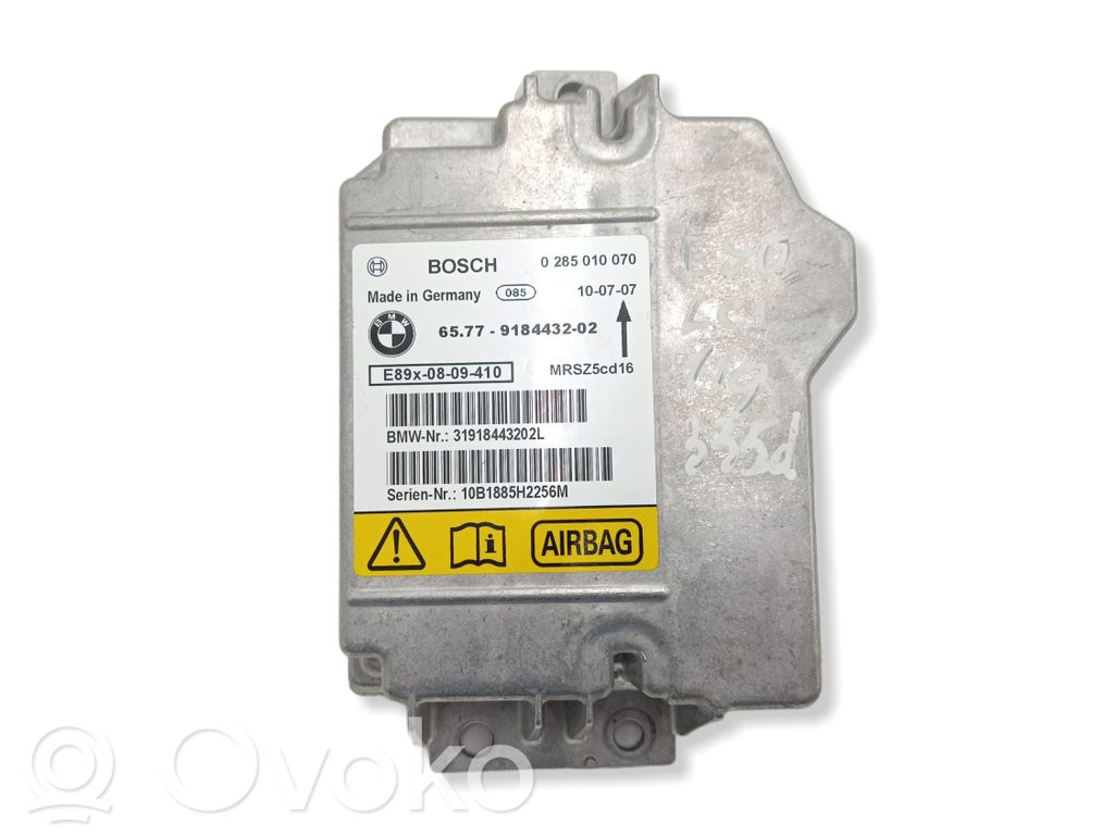 Airbag control unit/module   65779184432,9184432,0285010070