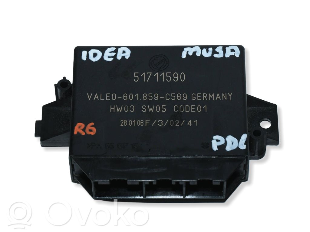 Lancia Musa Pysäköintitutkan (PCD) ohjainlaite/moduuli 