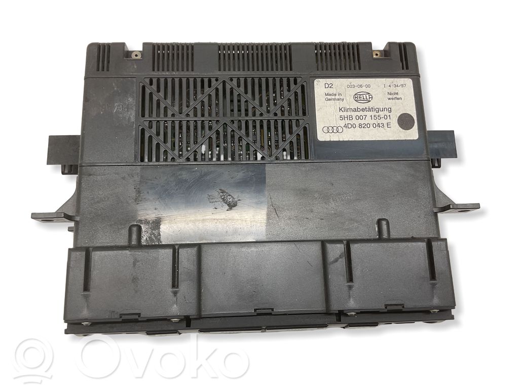 Audi A8 S8 D2 4D Climate control unit 