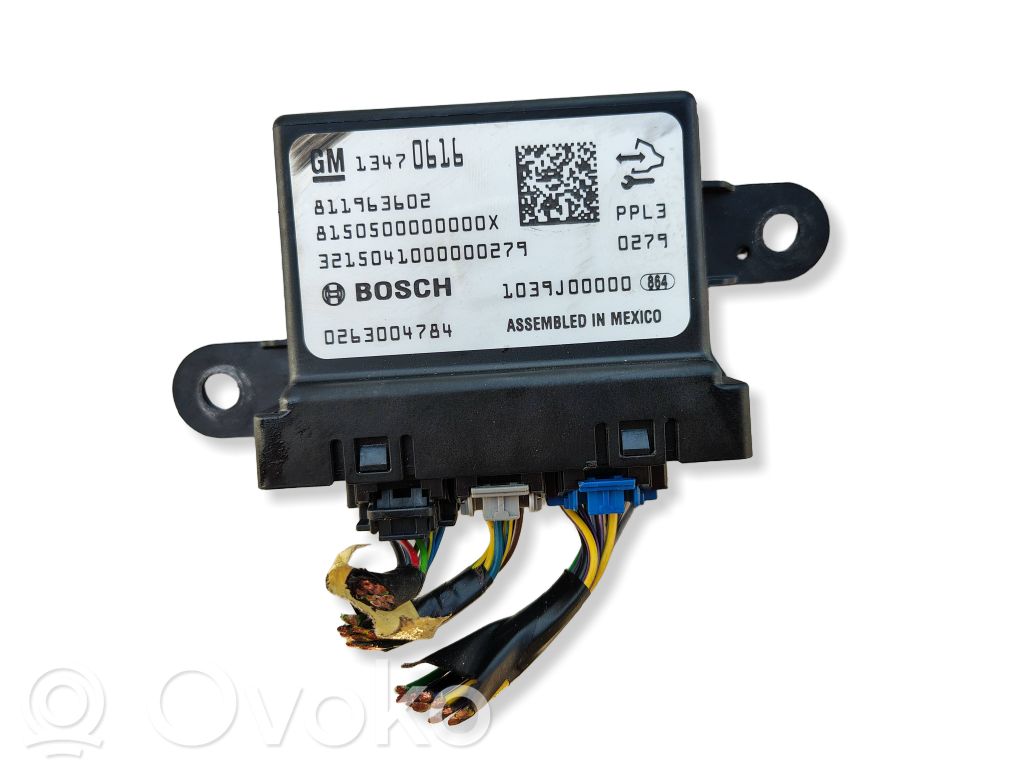 Opel Adam Pysäköintitutkan (PCD) ohjainlaite/moduuli 