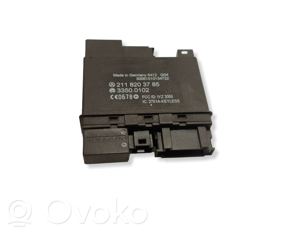 Mercedes-Benz E W211 Keyless (KESSY) go control unit/module 