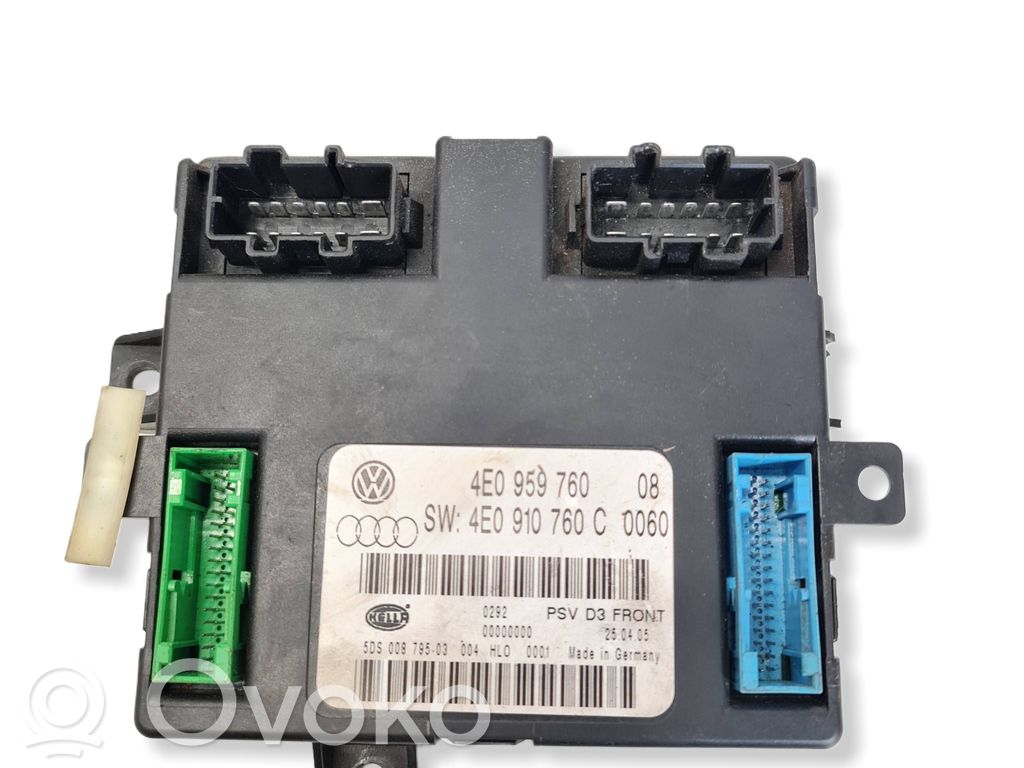 Steuergerät Sitz   4E0959760,4E0910760C,5DS00879503