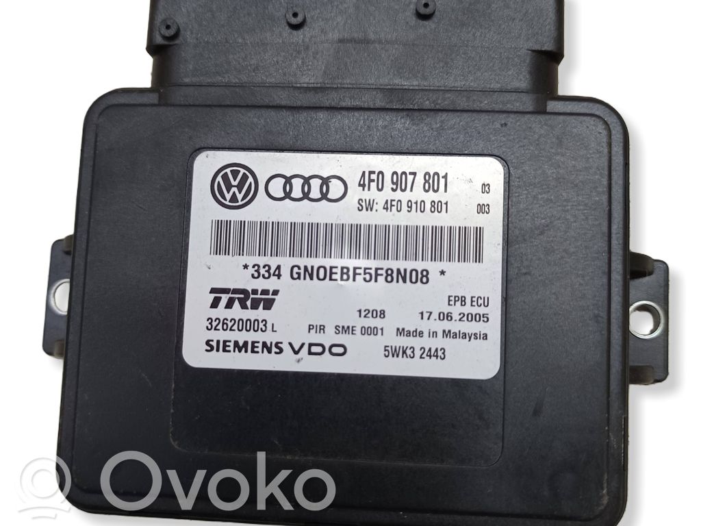 Audi A6 S6 C6 4F Rokas bremžu vadības modulis 