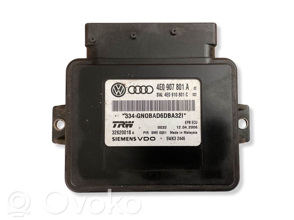 Hand brake control module   4E0907801A,4E0910801C,5WK32446