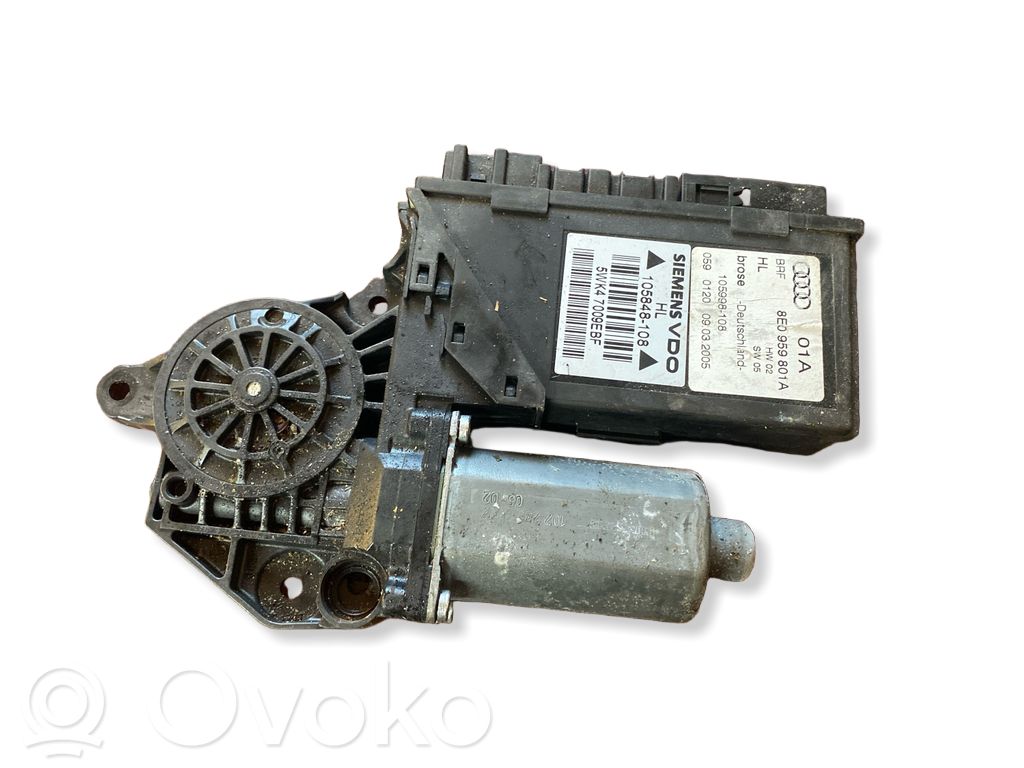 Audi A4 S4 B6 8E 8H Silniczek podnoszenia szyby drzwi tylnych 