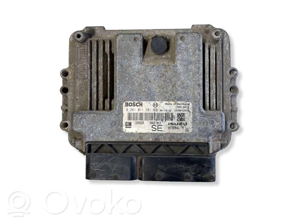 Engine control unit/module   12992629,0281011381,8973698461