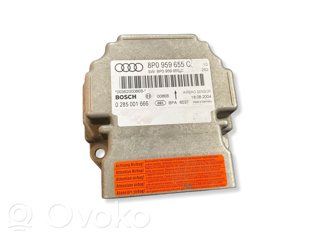 Audi A3 S3 8P Airbag control unit/module 