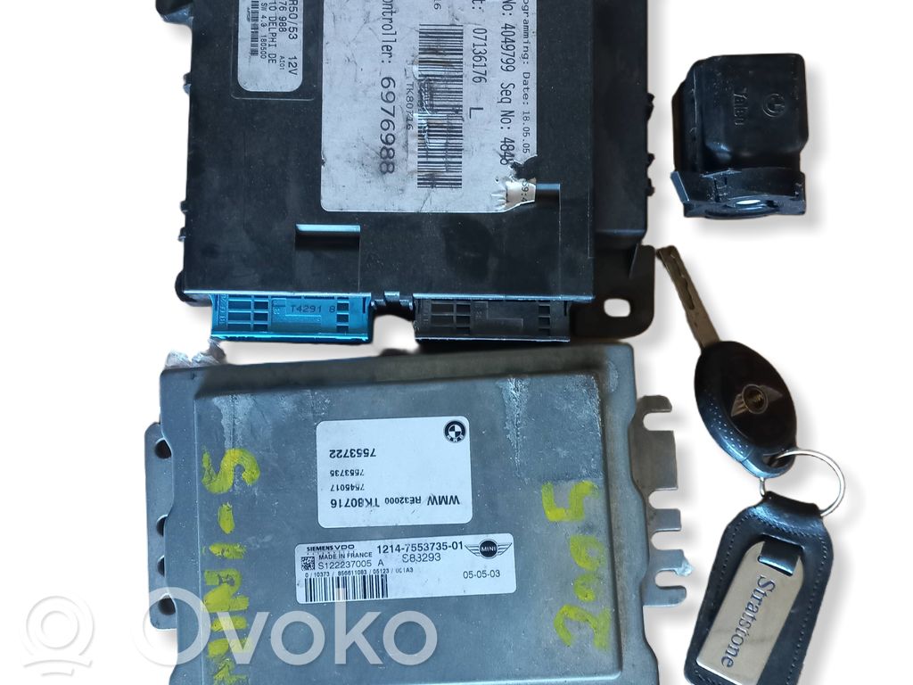 Mini One - Cooper R50 - 53 Kit centralina motore ECU e serratura 