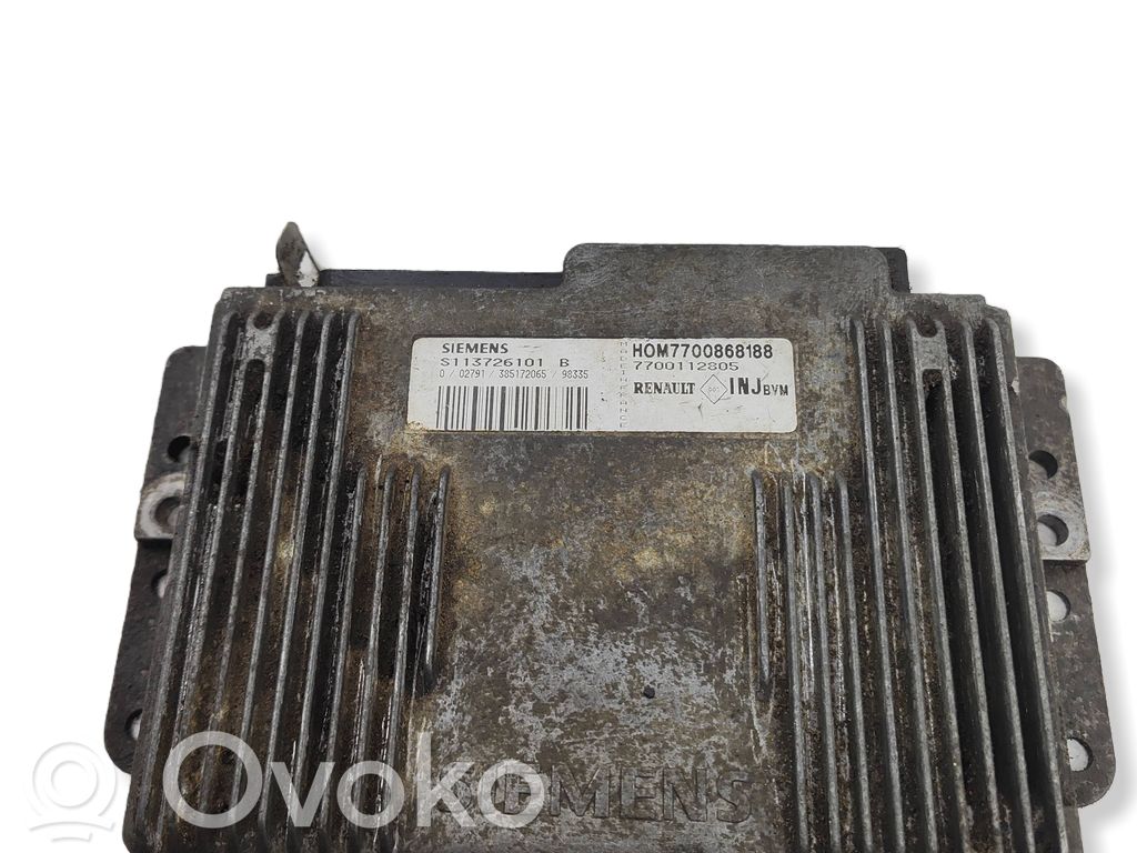 Engine control unit/module   7700868188,7700112805,S113726101B