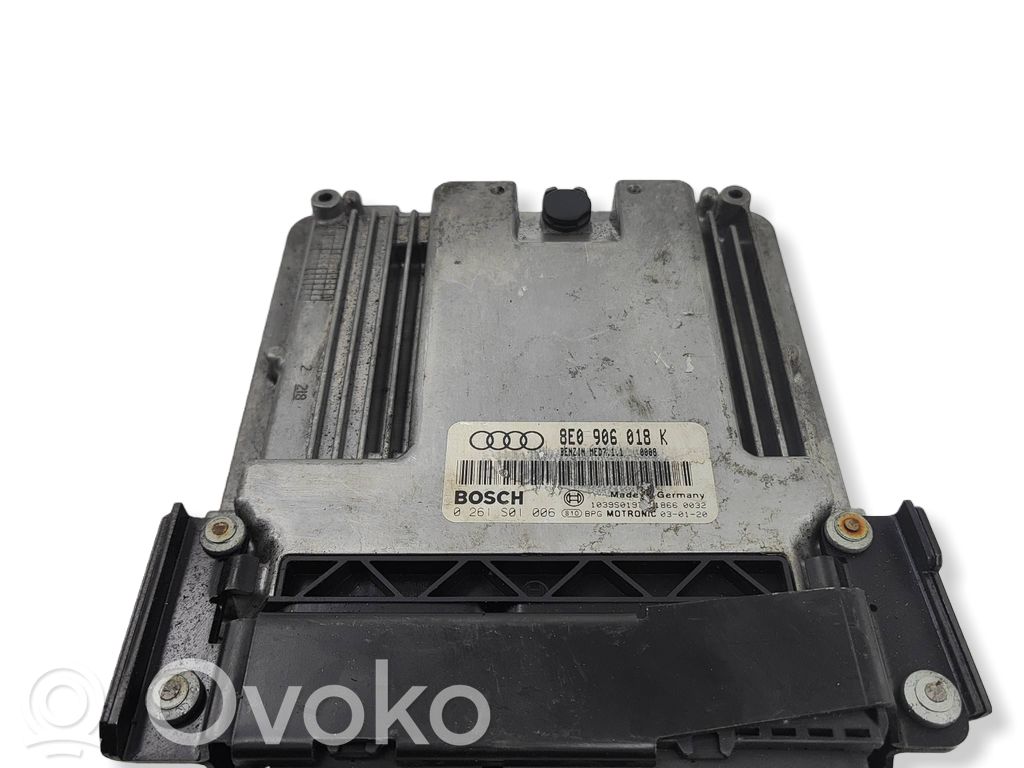 Engine control unit/module   8E0906018K,1039S0191,0261S01006