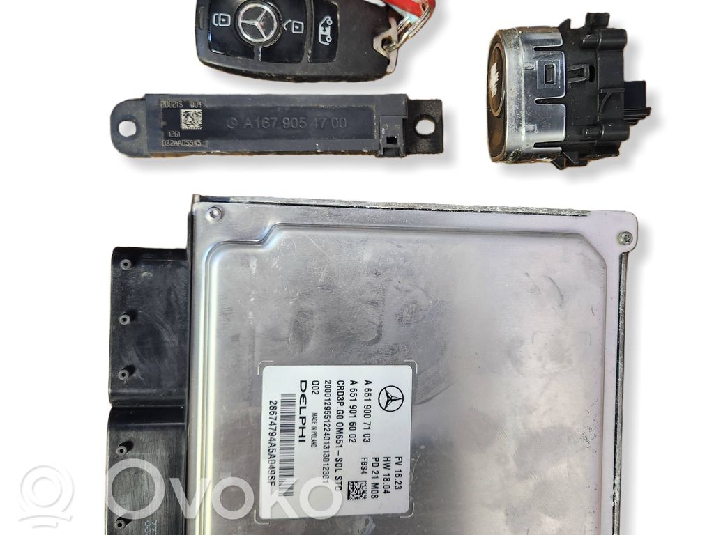 Mercedes-Benz Sprinter W907 W910 Kit cu ECU motor și set închidere uși 