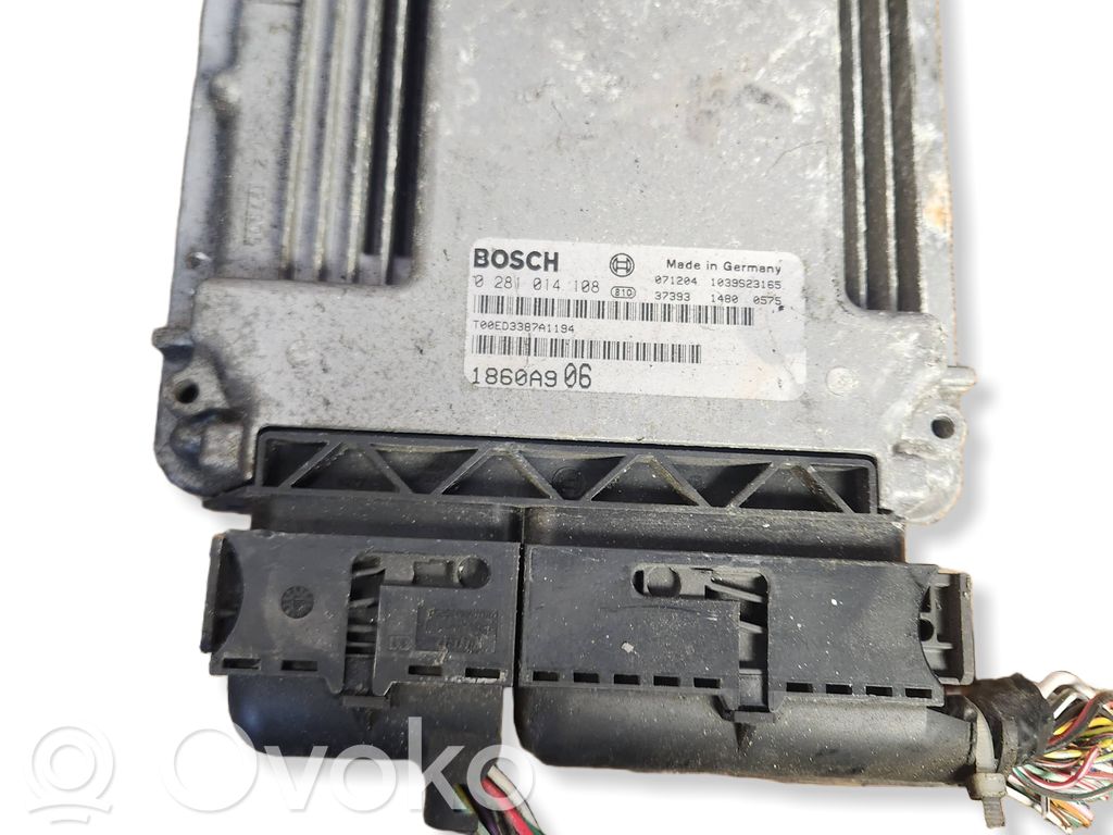 Unidad de control/módulo del motor   0281014108,1039S23165,1860A906