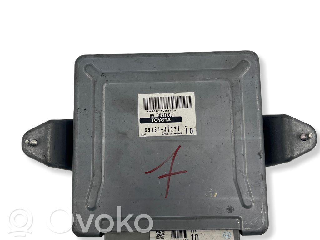 Toyota Prius (XW20) Inne komputery / moduły / sterowniki 