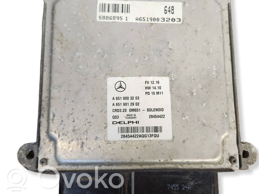 Mercedes-Benz Sprinter W906 Engine control unit/module 