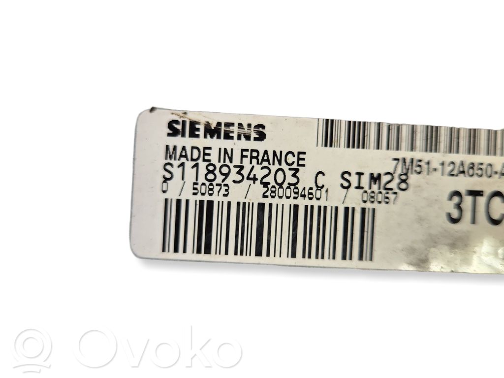 Unidad de control/módulo del motor   7M5112A650AG,S118934203