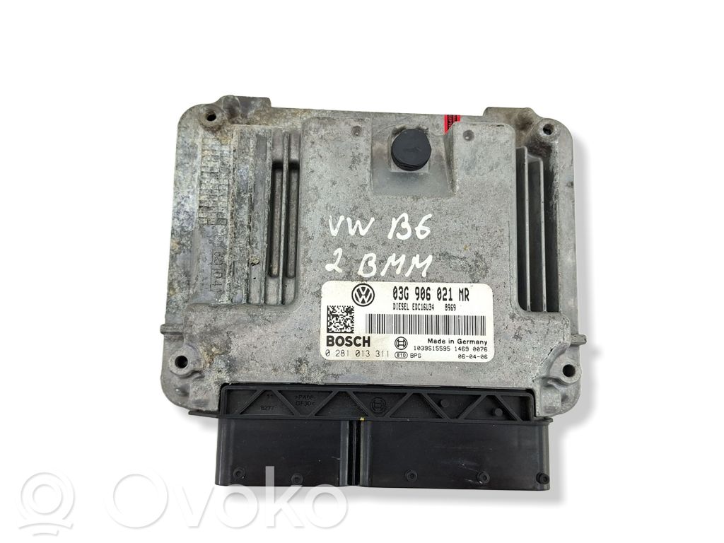 Engine control unit/module   03G906021MR,0281013311