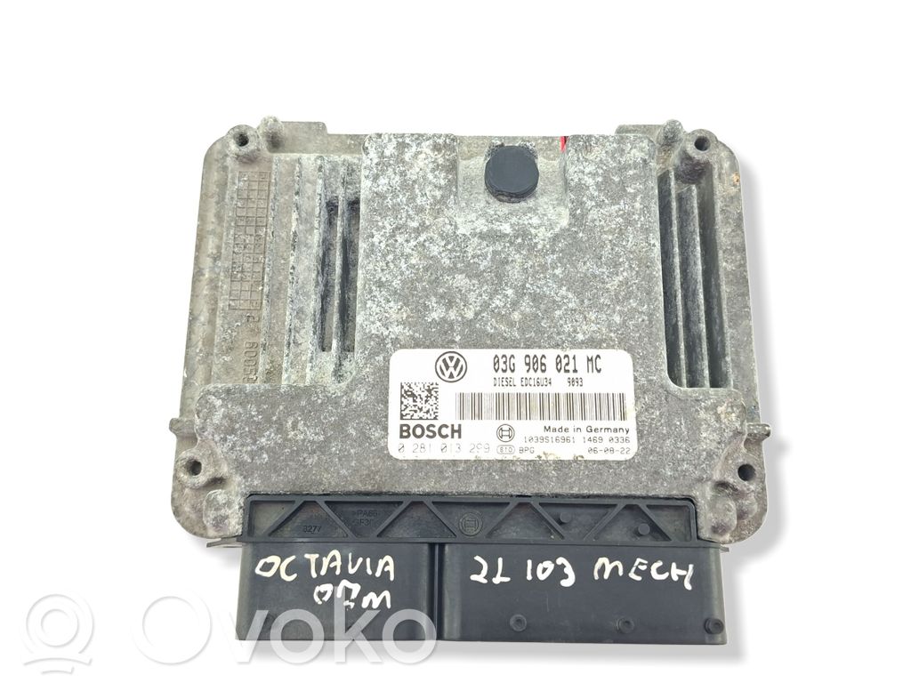 Engine control unit/module   03G906021MC,0281013299