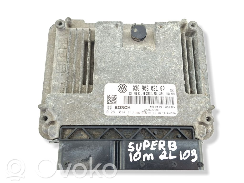 Skoda Superb B6 (3T) Engine control unit/module 