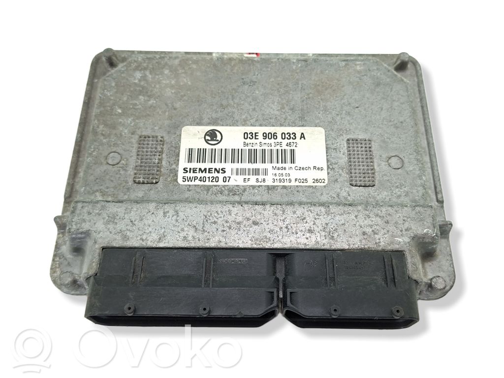 Skoda Fabia Mk1 (6Y) Sterownik / Moduł ECU 