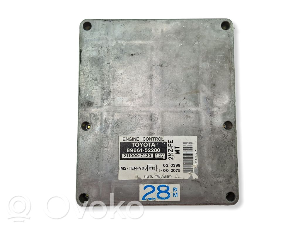 Toyota Yaris Verso Engine control unit/module 