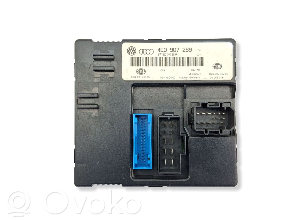 Audi A8 S8 D3 4E Comfort/convenience module 