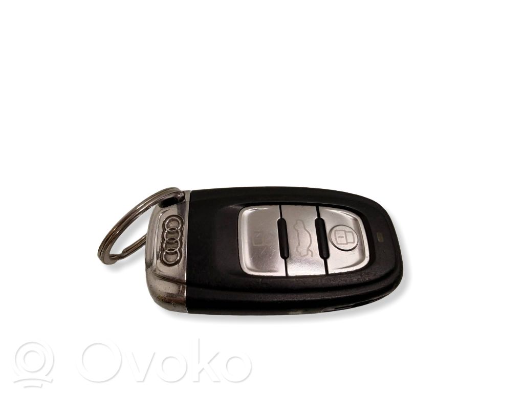 Audi A4 S4 B8 8K Ignition key/card 